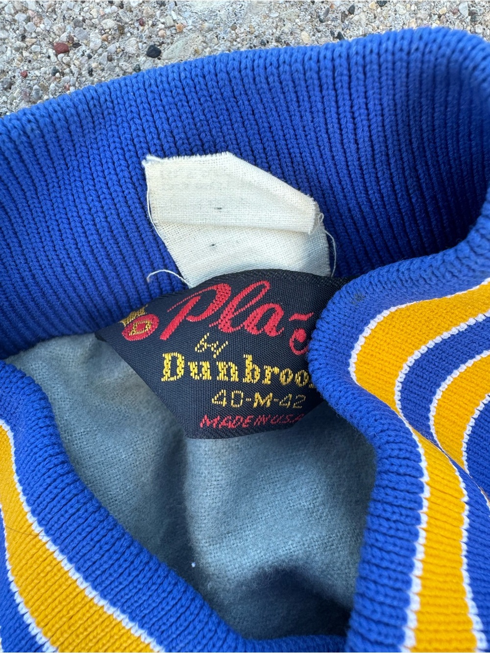 Vintage Plain Jane Letterman Jacket - Picture 3 of 3